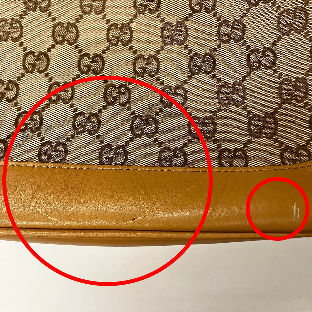 GUCCI グッチ 
 001 4095 ショルダーバッグ 
GGキャンバス ベージュ