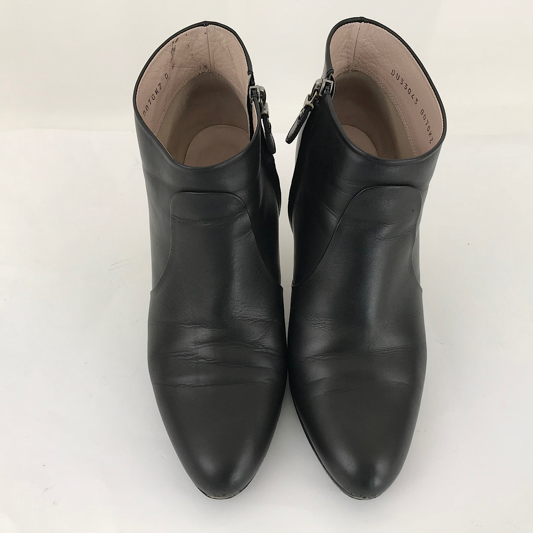 『USED』 
Salvatore Ferragamo フェラガモ 
 25.5cm 0070KZ ブーツ 
レザー ブラック系