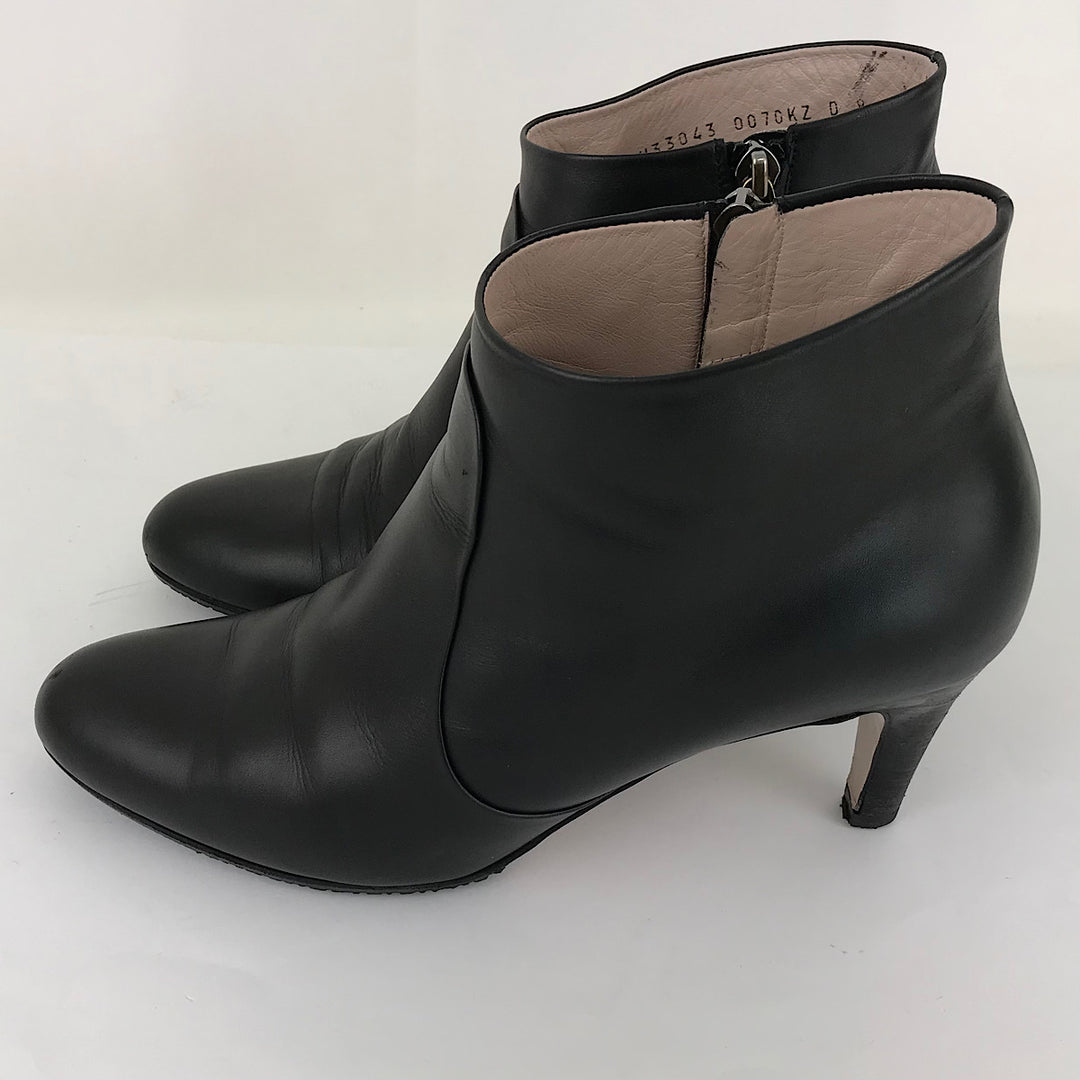 『USED』 
Salvatore Ferragamo フェラガモ 
 25.5cm 0070KZ ブーツ 
レザー ブラック系
