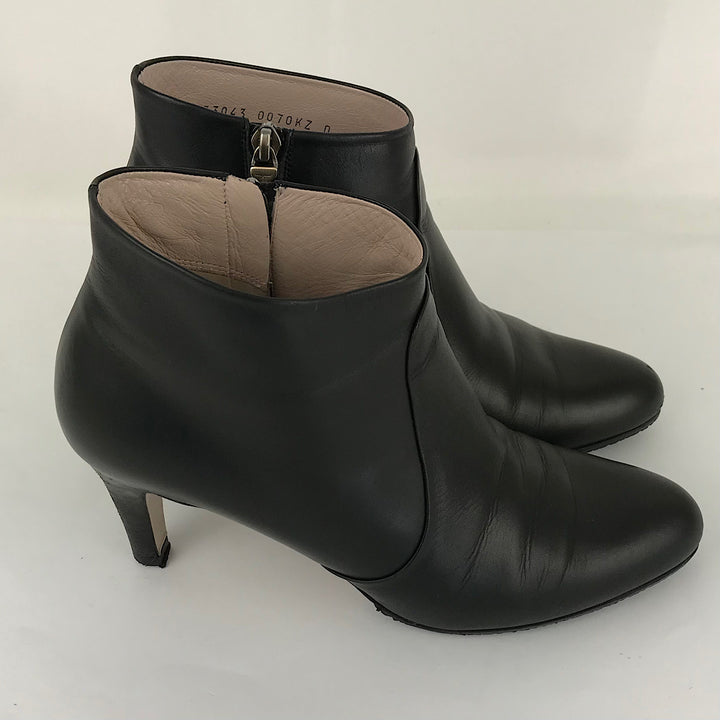 『USED』 
Salvatore Ferragamo フェラガモ 
 25.5cm 0070KZ ブーツ 
レザー ブラック系