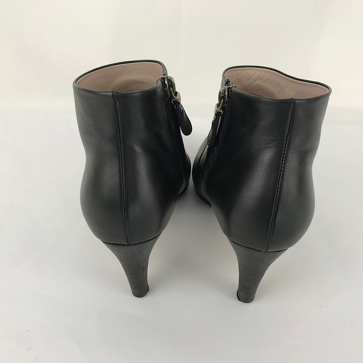 『USED』 
Salvatore Ferragamo フェラガモ 
 25.5cm 0070KZ ブーツ 
レザー ブラック系