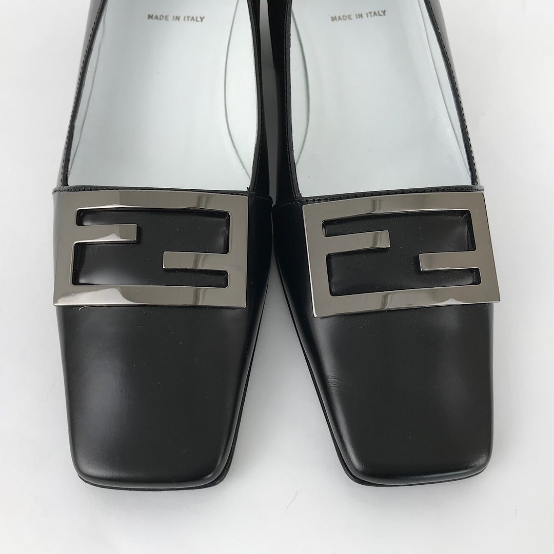 『USED』 
FENDI フェンディ 
 VERO CUOIO 23.0cm 8P0250 パンプス 
本革 ブラック系