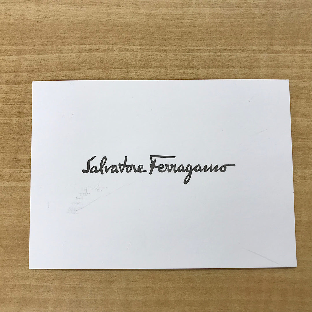 『USED』 
Salvatore Ferragamo フェラガモ 
 25.5cm 0070KZ ブーツ 
レザー ブラック系