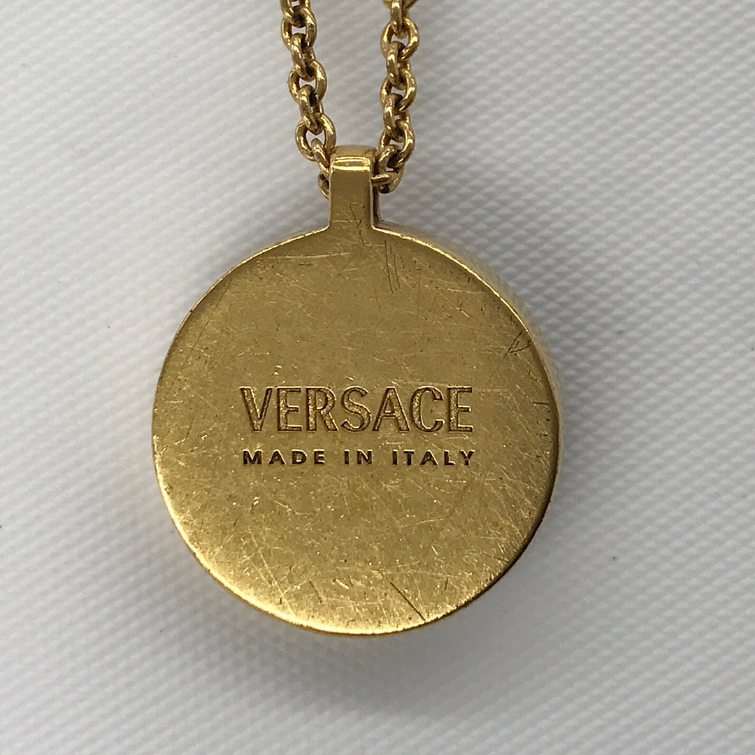 『USED』 メタル/樹脂系  
VERSACE  メデューサ メダル ネックレス