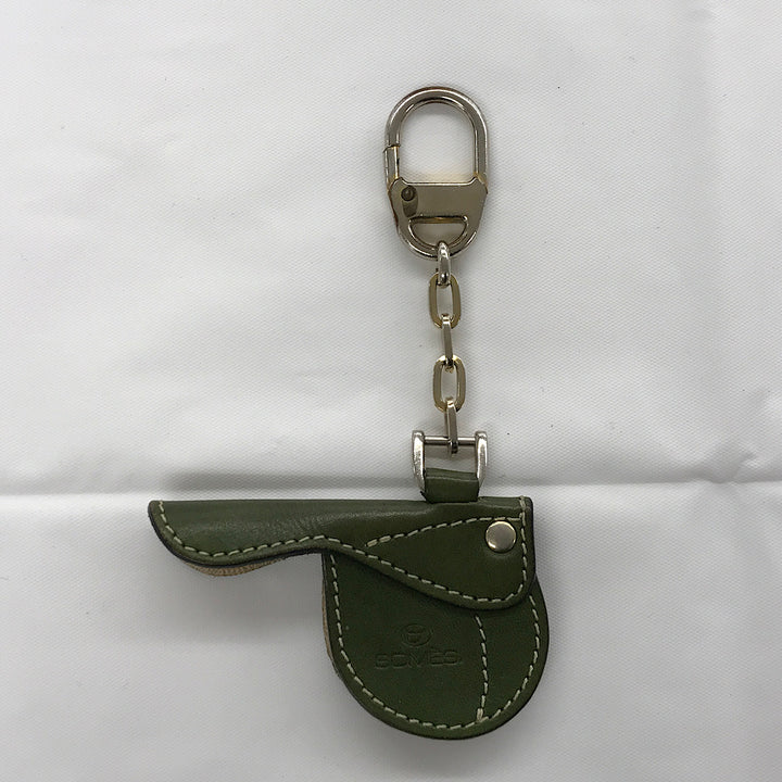『USED』 
SOMES SADDLE ソメスサドル 
 BJ-03 キーホルダー 
牛革 グリーン系