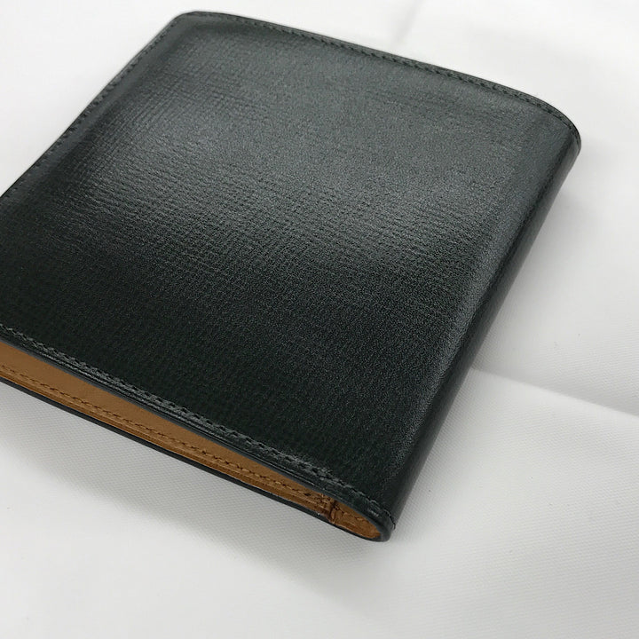 『USED』 
SOMES SADDLE ソメスサドル 
 札入れ 二つ折り財布 
レザー グリーン系