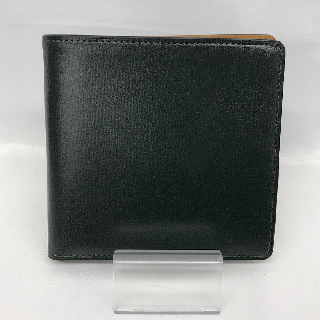 『USED』 
SOMES SADDLE ソメスサドル 
 札入れ 二つ折り財布 
レザー グリーン系