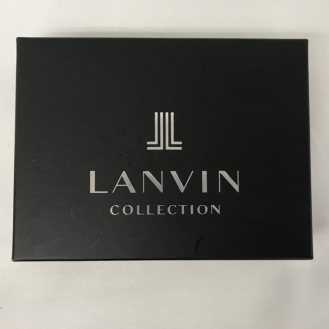 『未使用品』 
LANVIN ランバン 
 LANVIN　名刺入れ JLMW7EM1-10 名刺入れ 
牛革 ブラック