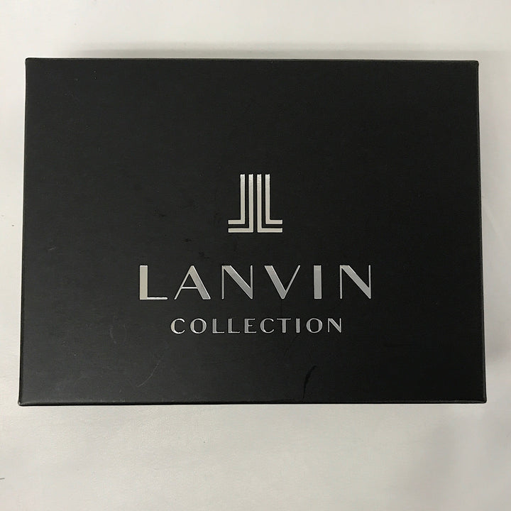 『未使用品』 
LANVIN ランバン 
 LANVIN　名刺入れ JLMW7EM1-10 名刺入れ 
牛革 ブラック