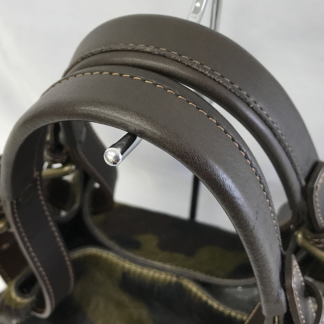 『美品』 
 
 ALCHIMIA アルキミア 迷彩柄2way ショルダーバッグ ハンドバッグ 
ハラコ/レザー