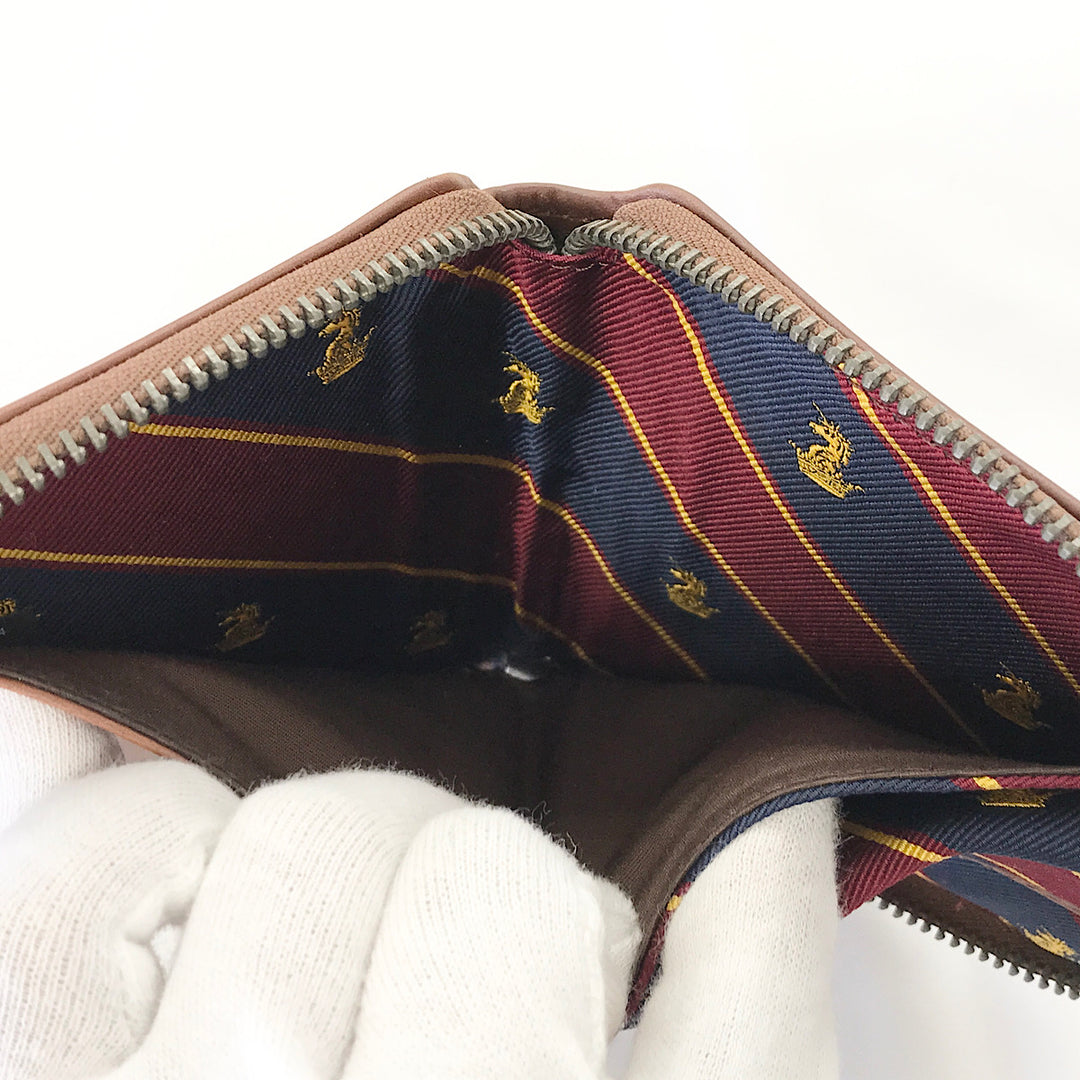 『美品』 
RALPH LAUREN RUGBY ラルフローレンラグビー 
 ラウンドファスナー 二つ折り財布 
 画像でご確認ください。
