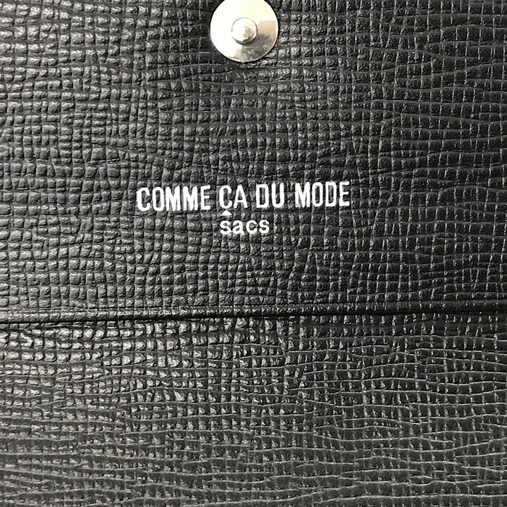 『USED』 
COMME CA DU MODE コムサ・デ・モード 
 財布 長財布 
牛革 ブラック