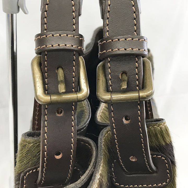 『美品』 
 
 ALCHIMIA アルキミア 迷彩柄2way ショルダーバッグ ハンドバッグ 
ハラコ/レザー