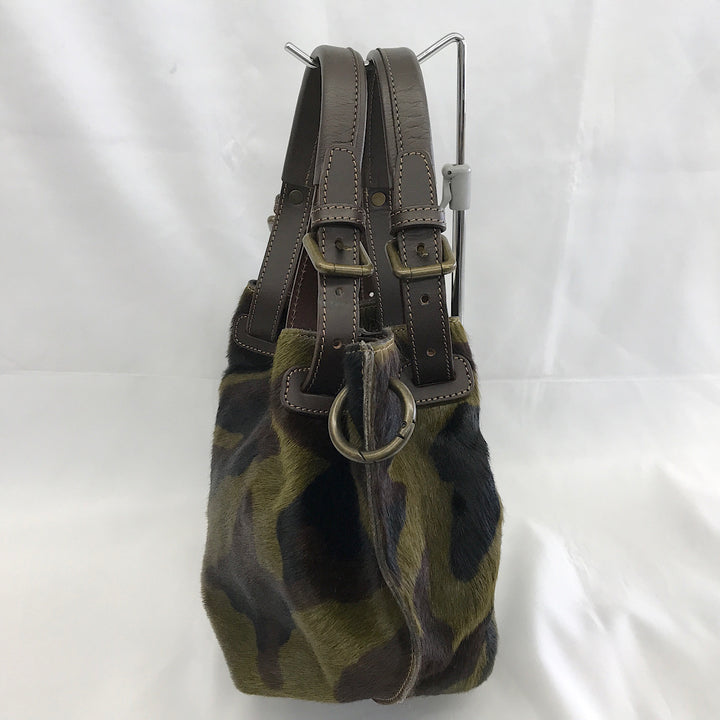 『美品』 
 
 ALCHIMIA アルキミア 迷彩柄2way ショルダーバッグ ハンドバッグ 
ハラコ/レザー