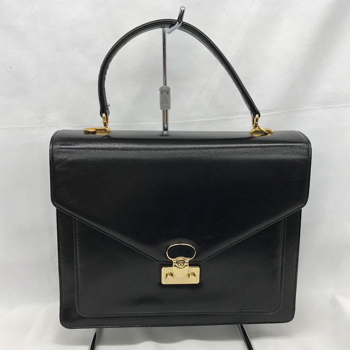 『USED』 
ROPE' ロペ 
 バッグ ハンドバッグ 
レザー ブラック
