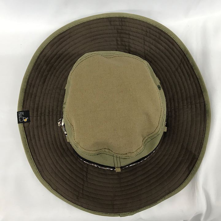 『USED』 
 
 GO Slow caravan ゴースローキャラバン LCクレイジーキャンパーHAT 帽子 ハット 
コットン カーキ系