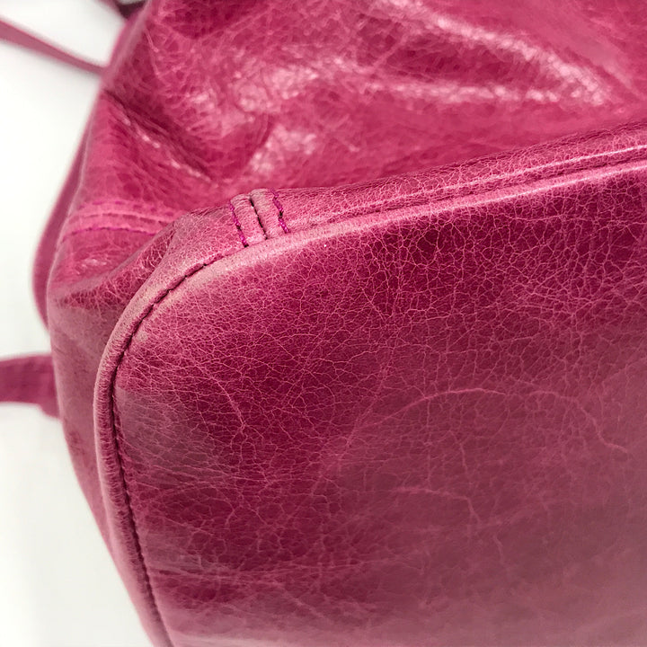 『USED』 
 
 KARINE DUPON カリーヌデュポン トートバッグ 
レザー ピンク系