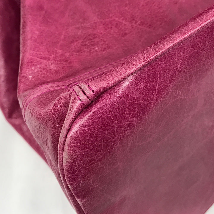 『USED』 
 
 KARINE DUPON カリーヌデュポン トートバッグ 
レザー ピンク系
