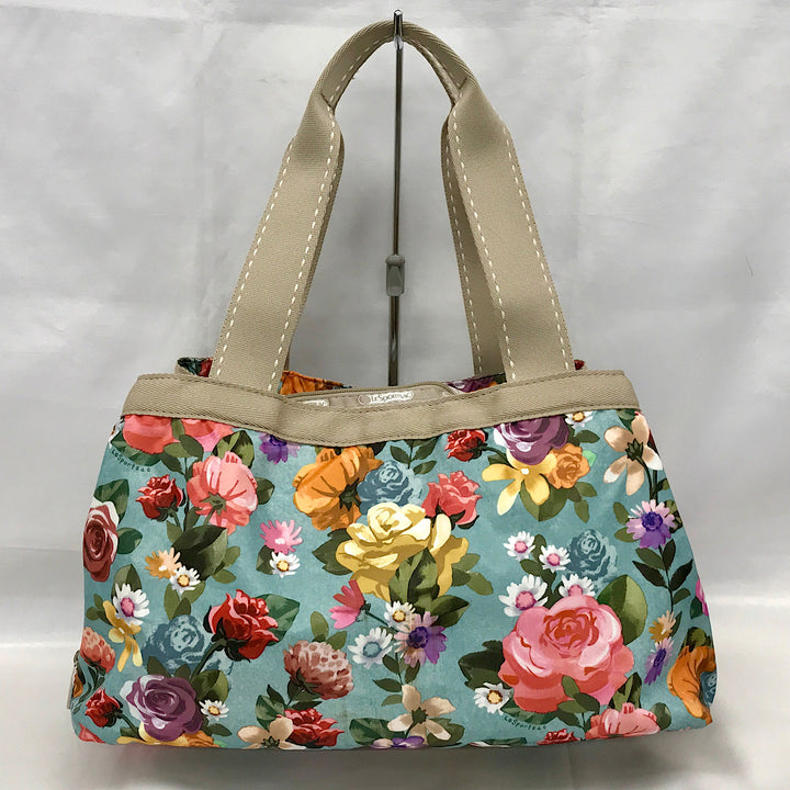 『美品』 
LeSportsac レスポートサック 
 花柄ボストンバッグ トートバッグ 
ナイロン 画像でご確認ください。