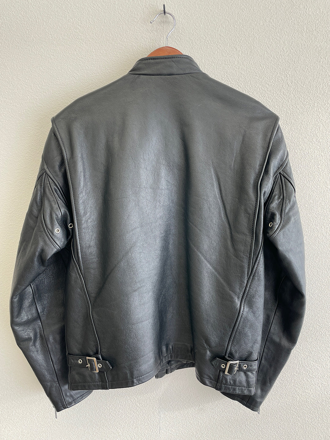 『USED』 
 
 美濃屋 ラッキーストライク シングルライダースJK 牛革 Lサイズ ライダースジャケット