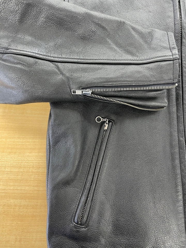 『USED』 
 
 美濃屋 ラッキーストライク シングルライダースJK 牛革 Lサイズ ライダースジャケット