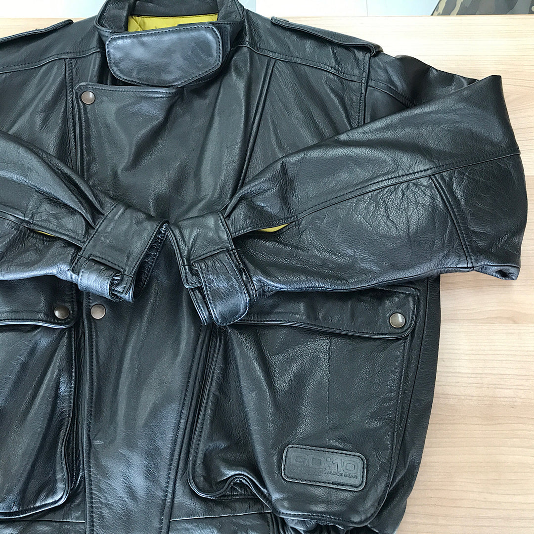 『USED』 
 
 GOTO GO:10 ゴトウ レザージャケット ライダースジャケット 
レザー ブラック