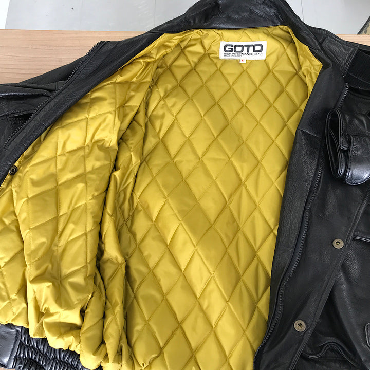 『USED』 
 
 GOTO GO:10 ゴトウ レザージャケット ライダースジャケット 
レザー ブラック