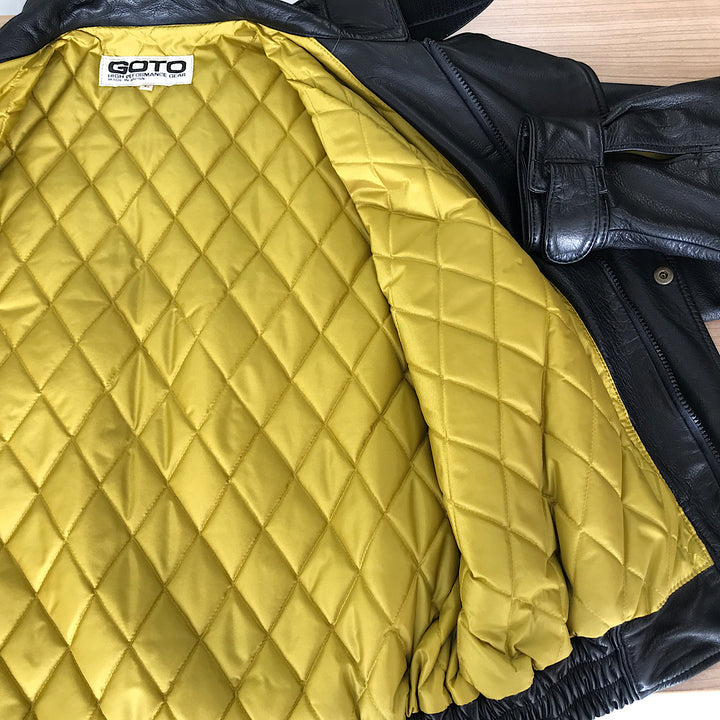 『USED』 
 
 GOTO GO:10 ゴトウ レザージャケット ライダースジャケット 
レザー ブラック
