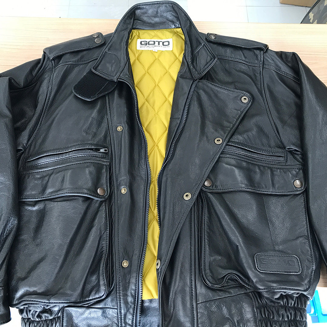 『USED』 
 
 GOTO GO:10 ゴトウ レザージャケット ライダースジャケット 
レザー ブラック