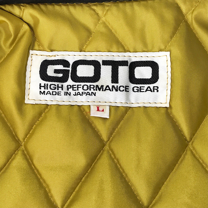 『USED』 
 
 GOTO GO:10 ゴトウ レザージャケット ライダースジャケット 
レザー ブラック