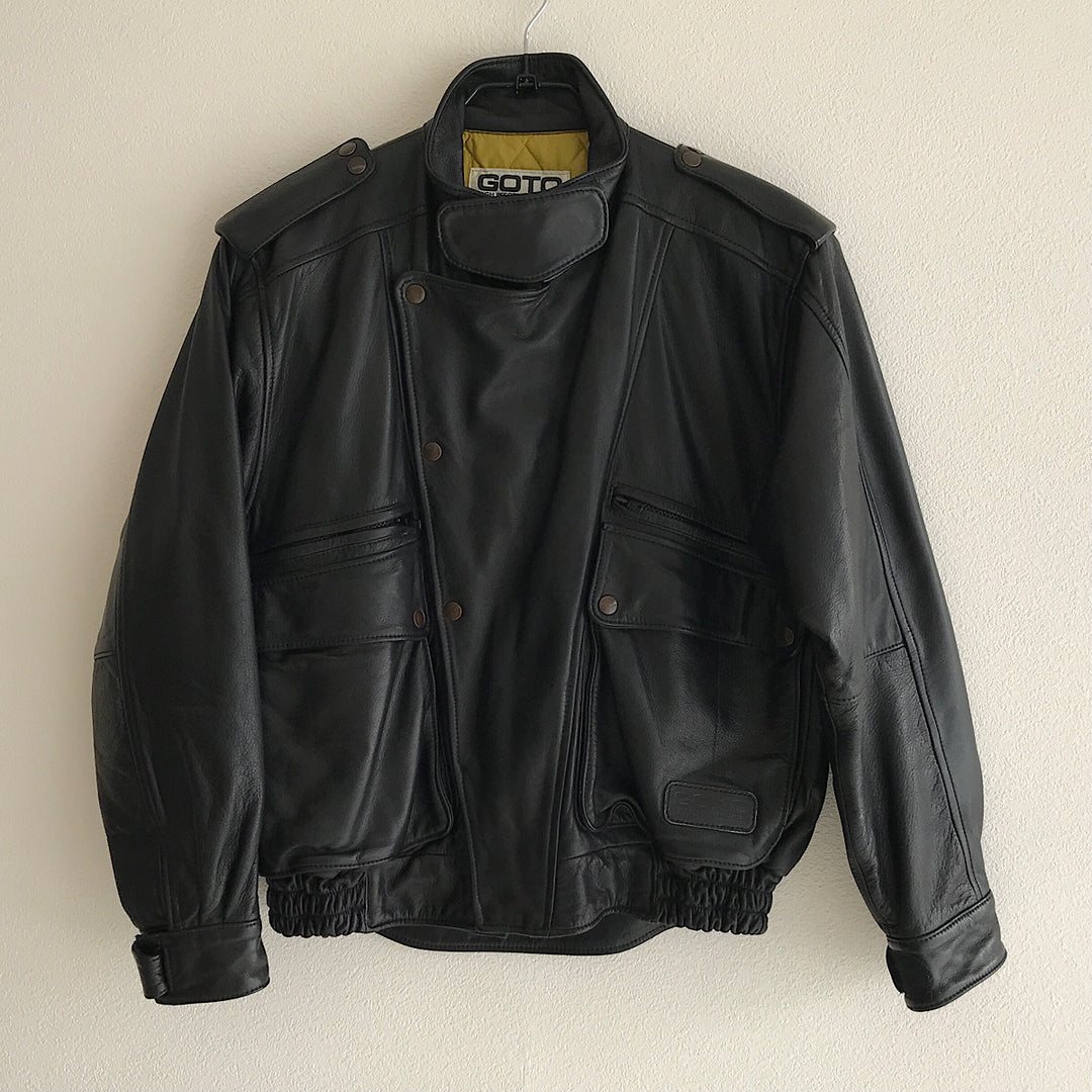 『USED』 
 
 GOTO GO:10 ゴトウ レザージャケット ライダースジャケット 
レザー ブラック