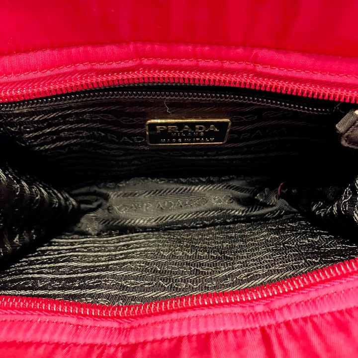 PRADA プラダ 
 ハンドバッグ 
ナイロン ピンク