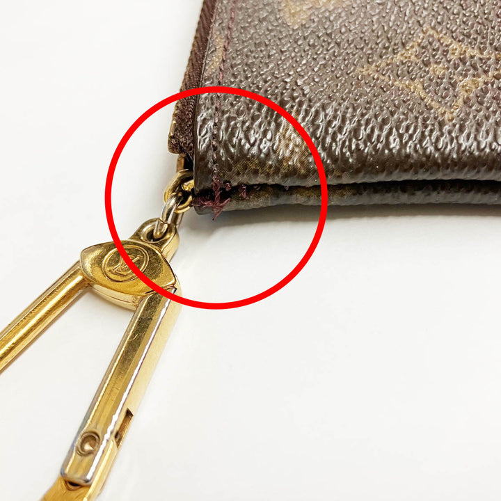 LOUIS VUITTON ルイ・ヴィトン 
 ポシェット・クレ M62650 コインケース 
PVC ブラウン