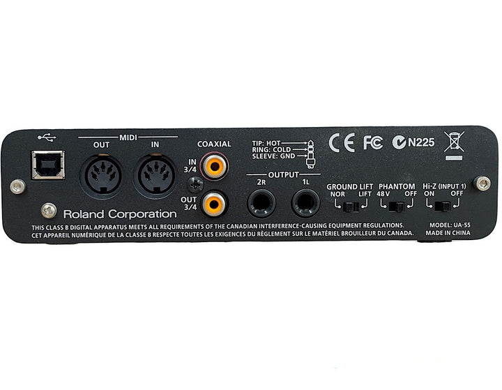 『USED』 
 
 Roland ローランド オーディオインターフェース QUAD-CAPTURE UA-55 その他楽器