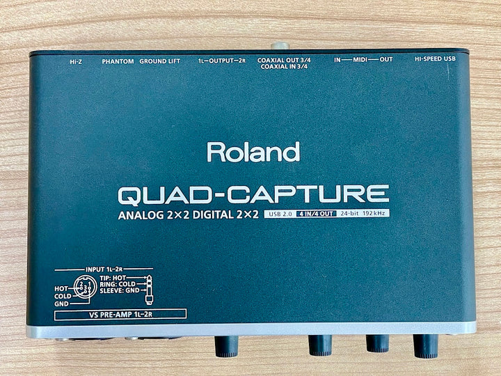 『USED』 
 
 Roland ローランド オーディオインターフェース QUAD-CAPTURE UA-55 その他楽器