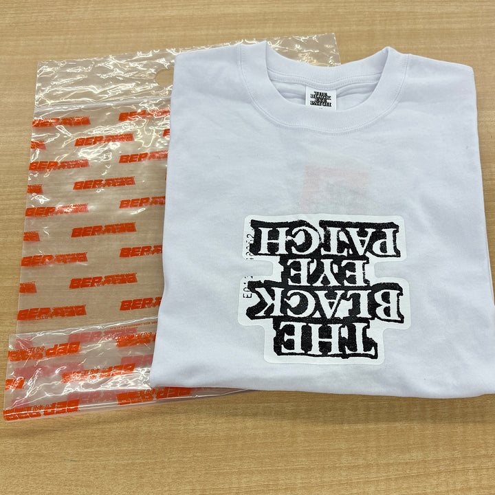 『USED』 
 
 THE BLACK EYE PATCH FLIPPED OG LABEL BEPFW23TE10 半袖Ｔシャツ 
コットン ホワイト