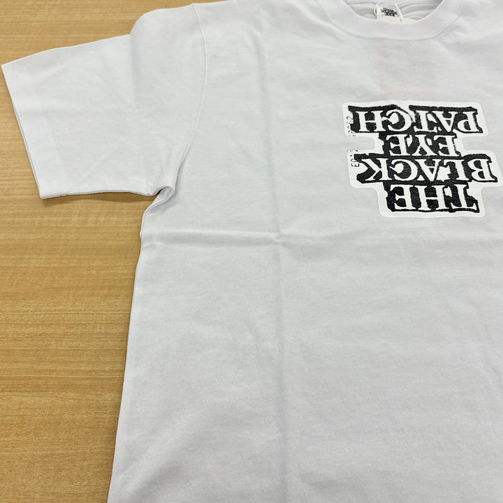 『USED』 
 
 THE BLACK EYE PATCH FLIPPED OG LABEL BEPFW23TE10 半袖Ｔシャツ 
コットン ホワイト