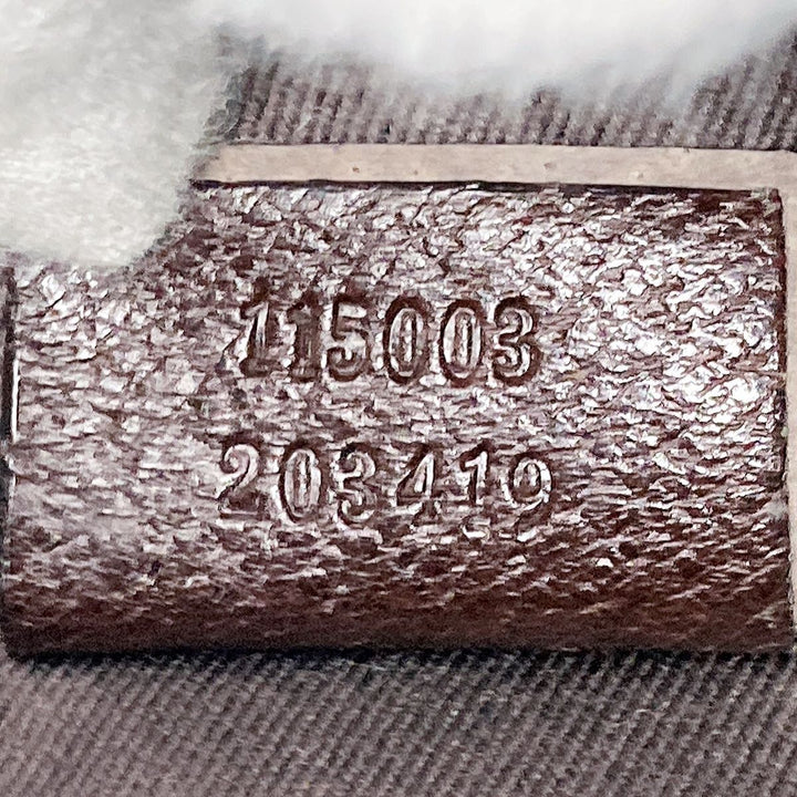 GUCCI グッチ 
 115003 ショルダーバッグ 
キャンバス/レザー  ベージュ