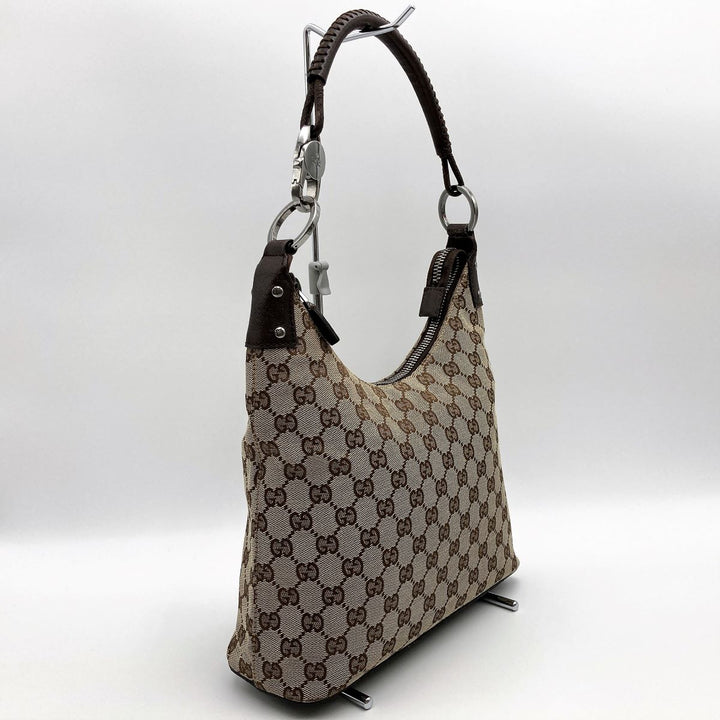 GUCCI グッチ 
 115003 ショルダーバッグ 
キャンバス/レザー  ベージュ