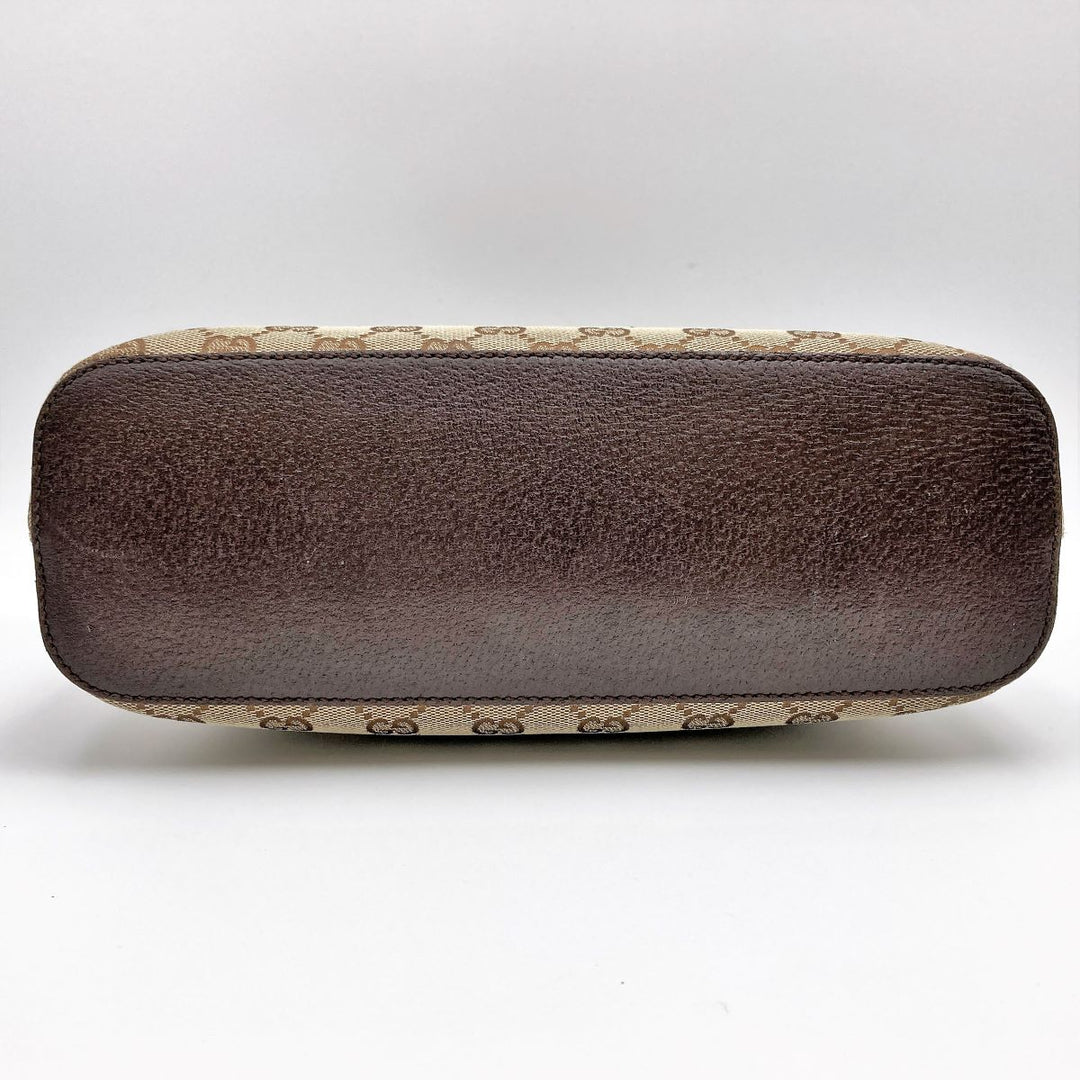 GUCCI グッチ 
 115003 ショルダーバッグ 
キャンバス/レザー  ベージュ