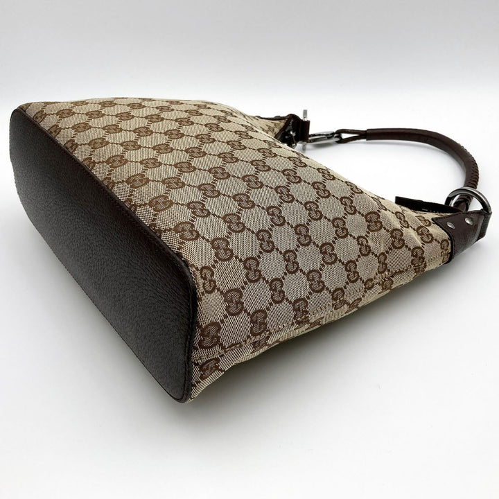 GUCCI グッチ 
 115003 ショルダーバッグ 
キャンバス/レザー  ベージュ