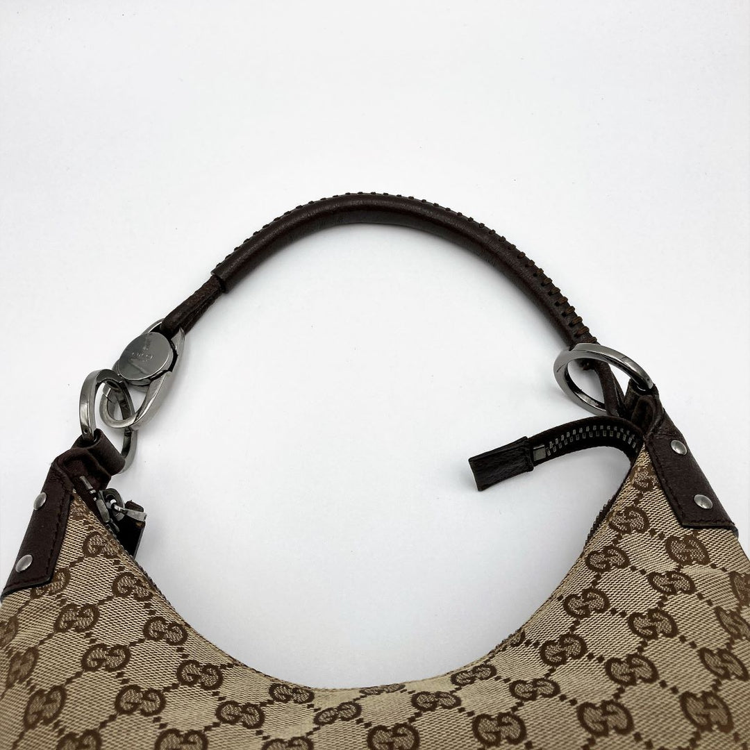 GUCCI グッチ 
 115003 ショルダーバッグ 
キャンバス/レザー  ベージュ
