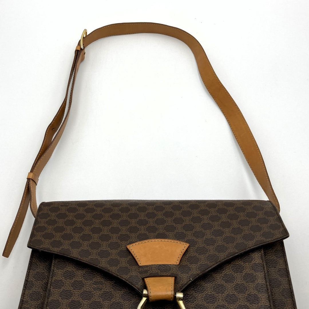 CELINE セリーヌ 
 F/C1 ショルダーバッグ 
PVC ブラウン