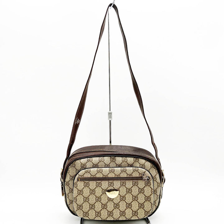 GUCCI グッチ 
 256 ショルダーバッグ 
GGスプリームキャンバス ブラウン