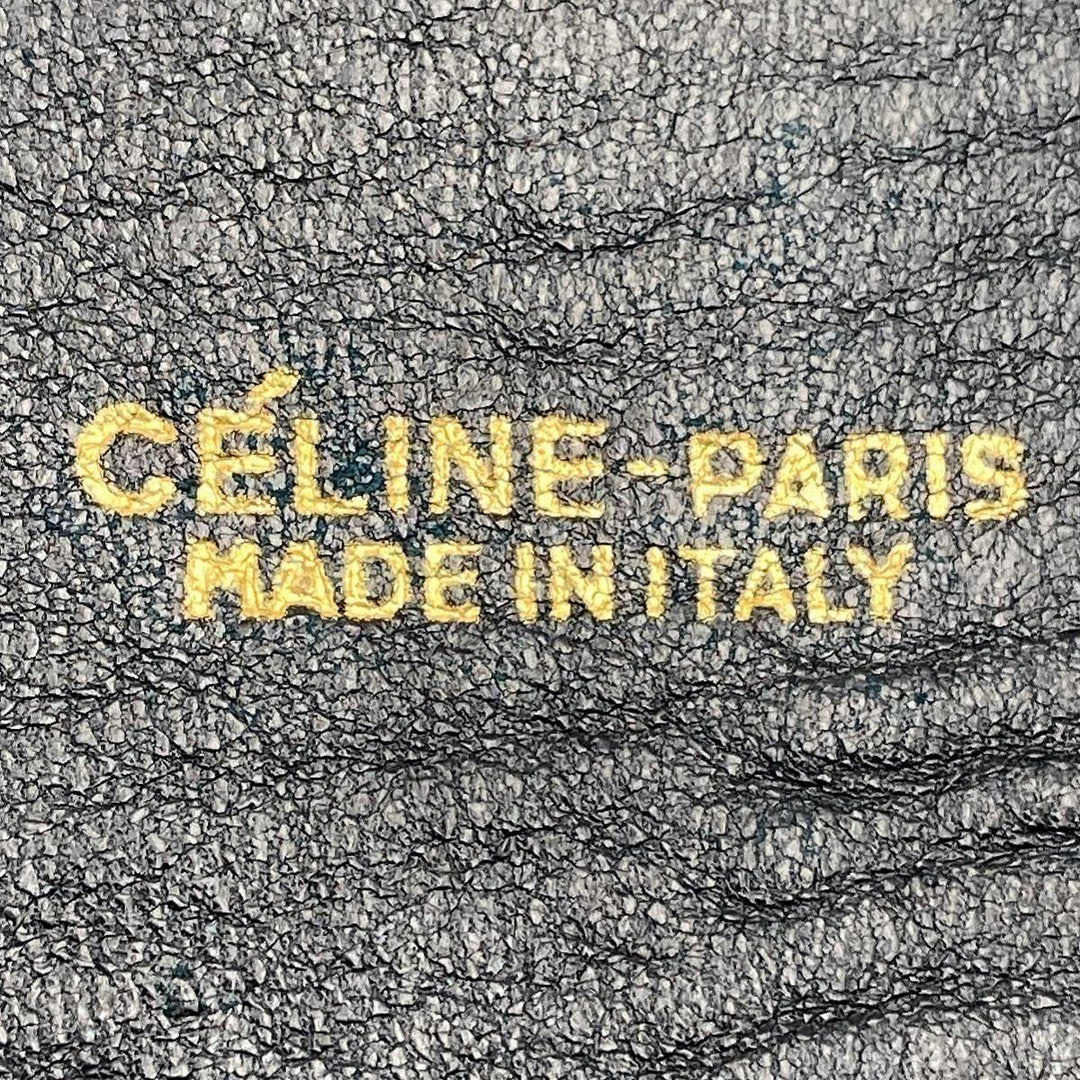 CELINE セリーヌ 
 クラッチバッグ 
キャンバス ネイビー