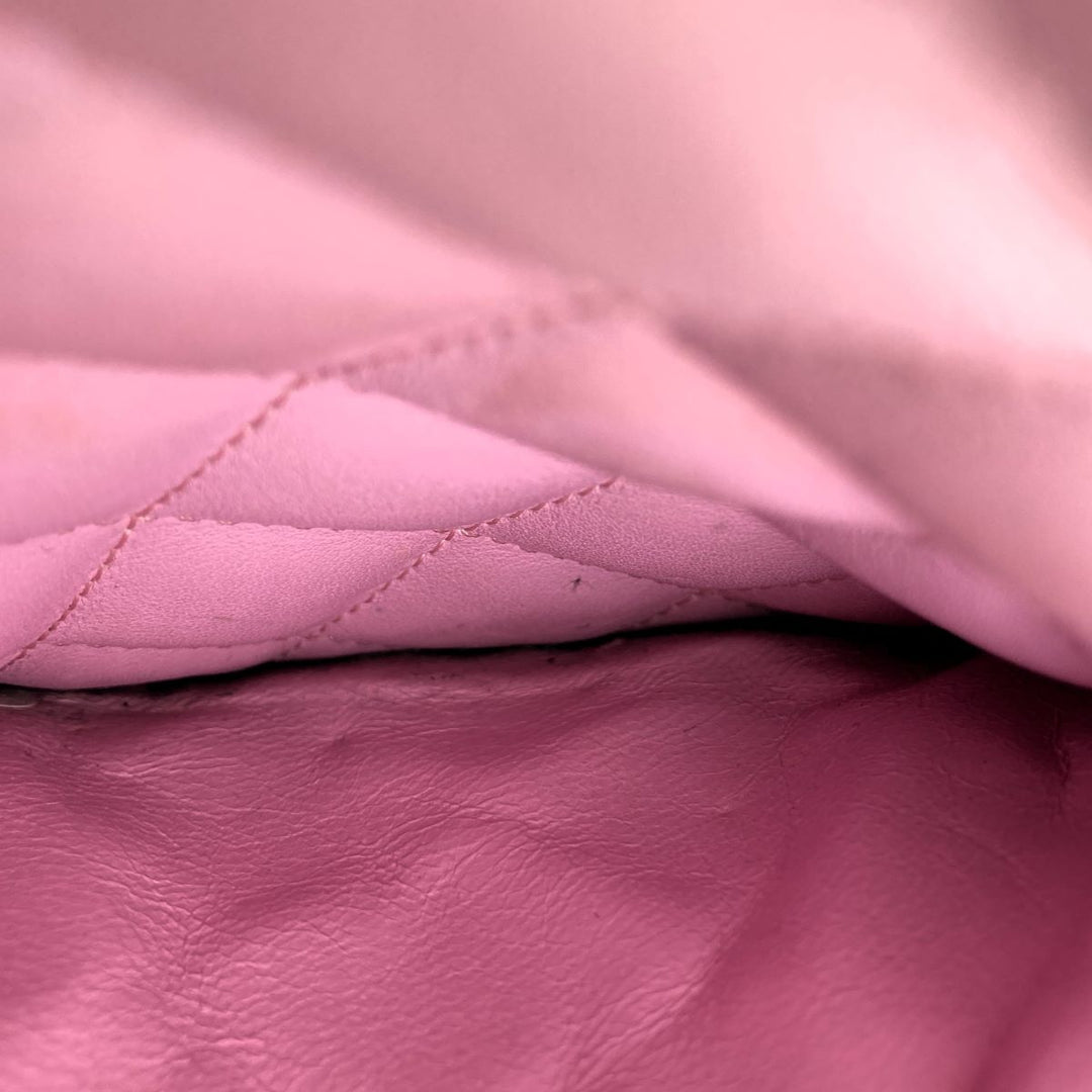 CHANEL シャネル 
 ショルダーバッグ 
レザー ピンク