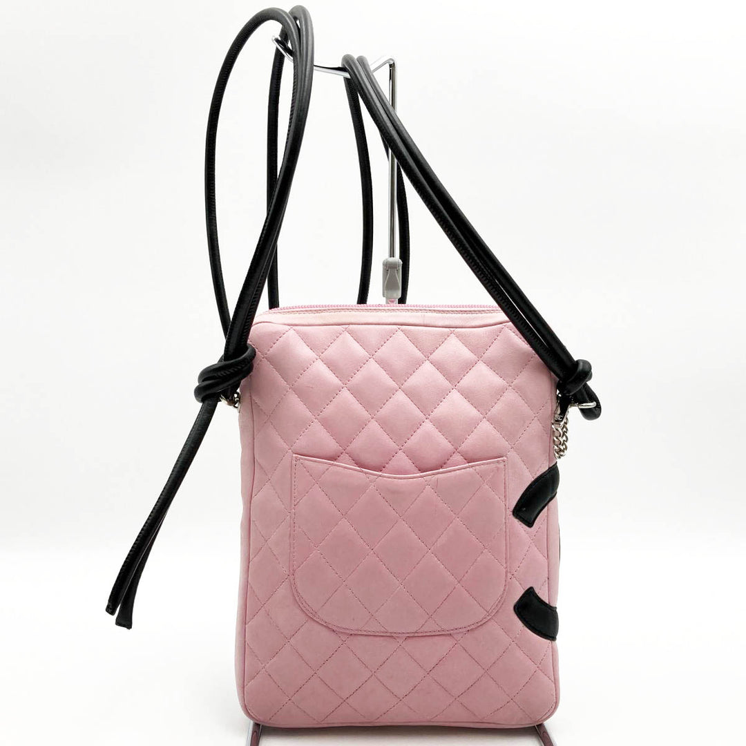 CHANEL シャネル 
 ショルダーバッグ 
レザー ピンク