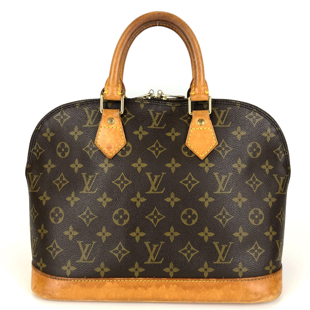 LOUIS VUITTON ルイ・ヴィトン 
 アルマ 旧タイプ M51130 ハンドバッグ 
モノグラムキャンバス/ヌメ革  ブラウン