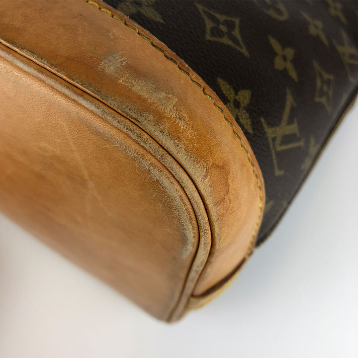 LOUIS VUITTON ルイ・ヴィトン 
 アルマ 旧タイプ M51130 ハンドバッグ 
モノグラムキャンバス/ヌメ革  ブラウン