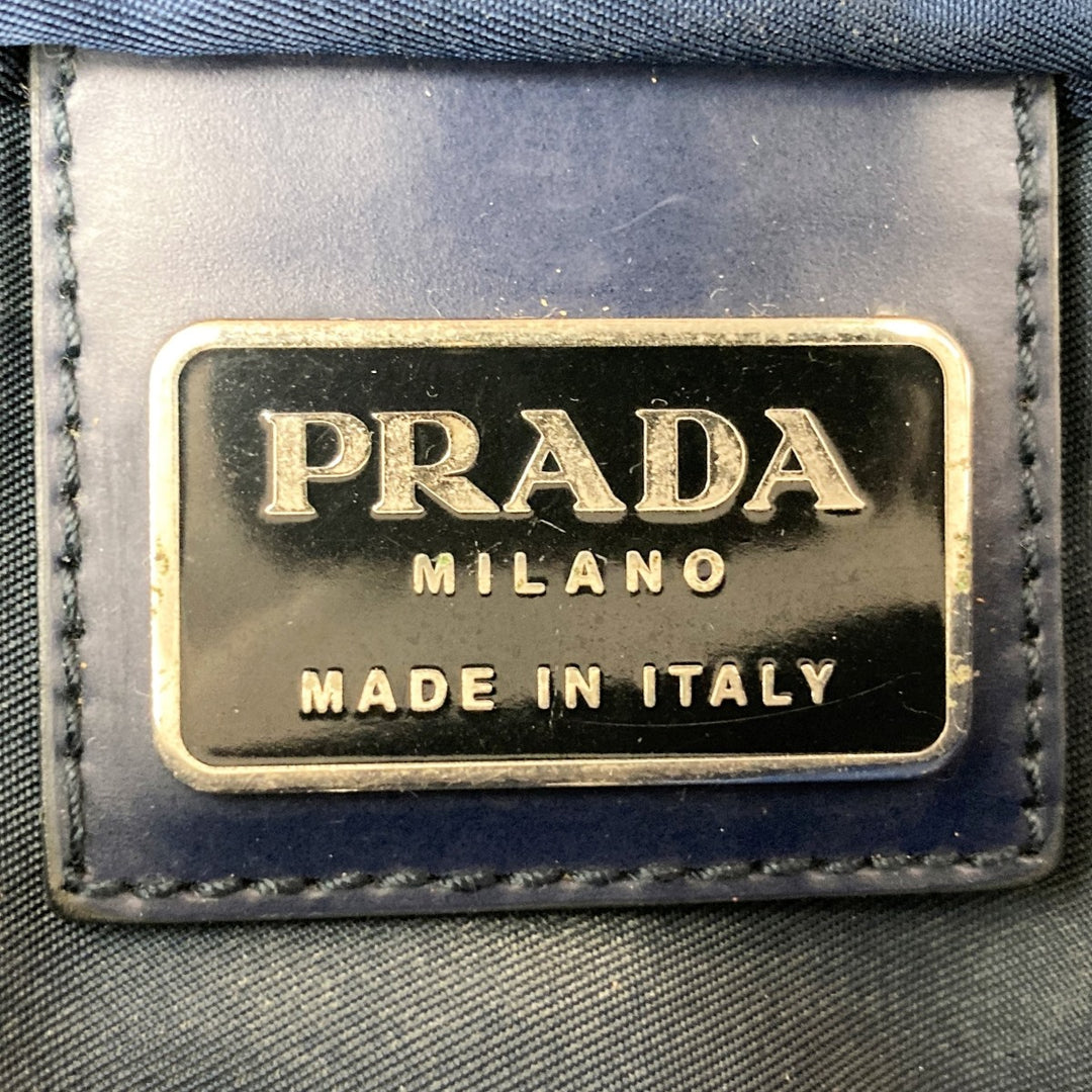 PRADA プラダ 
 ショルダーバッグ 
ナイロン ネイビー